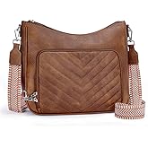 CHOLISS Crossbody Purse for Women, Anti Theft Vegan Leather Crossbody Wallet Bag Medium Travel Shoulder Handbags