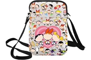 BWWKTOP Power Girls cartoon Crossbody Bag Blossom Fans Gift Bubble Messenger Bag Buttercup Merchandise