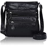 Angel Barcelo Crossbody Bags for Women,Ultra Soft Leather Purses for Women