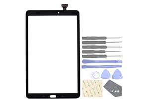VEKIR Touch Function with Glass Lens Screen for Samsung Galaxy Tab E 9.6 SM-T560 T560(Black)[9.6 INCH]