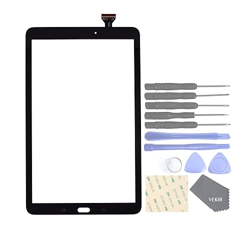 VEKIR Touch Funktion mit Glaslinse Bildschirm für Samsung Galaxy Tab E 9.6 SM-T560 T561 T560 (schwarz)