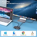 BENFEI USB 3.0 2-Input 4-Output KVM Switch for 2 PCs view 5