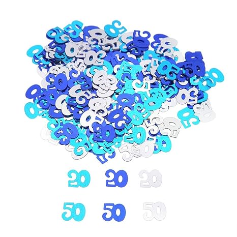 Prosperveil 600pcs 50th Birthday Table Confetti Decorations