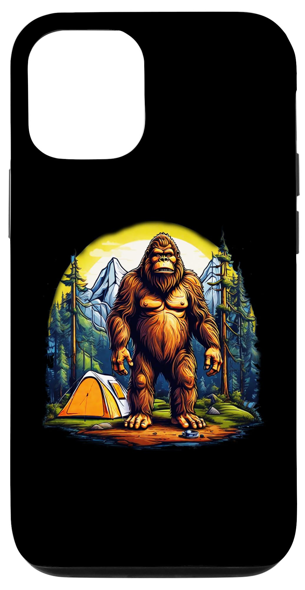 iPhone 14 Pro Bigfoot Sasquatch Adventure Camping Funny Quote Case