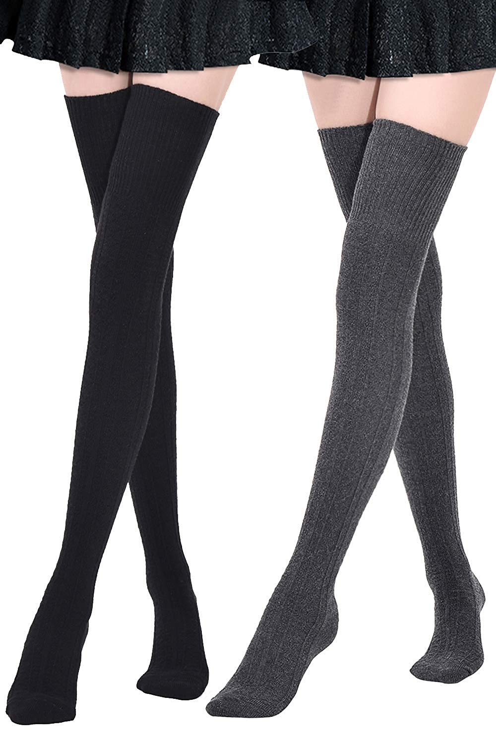 1/2 PCS Extra Long Thigh High Socks 