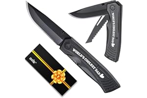 ONEAGE Fathers Day Gift for Dad Husband - 'World's Coolest Dad' Pocket Knife - Dad Gifts from Daughter & Son,Unique Birthday & Dad's Gift Idea,Gifts for Dad,Best Dad Gifts.
