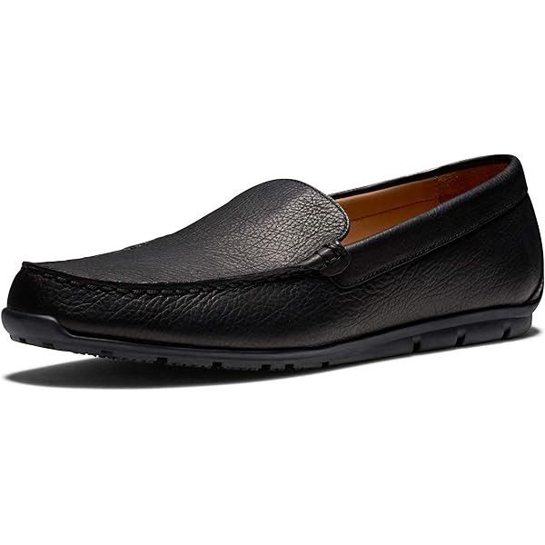 Footjoy Men\'s Black Leather Shoes Size 10.5 W Slip On Loafers Classic Golf Logo MENS FOOTJOY GOLF DRESS LOAFERS SHOES BLACK LEATHER SZ. 9.5  main image 2