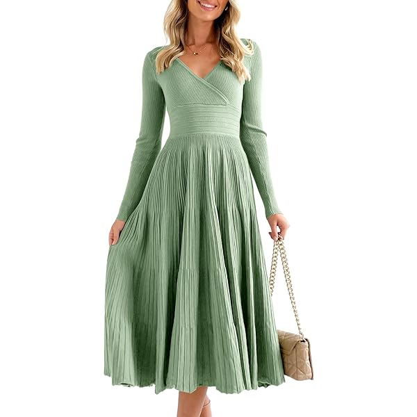 Womens Solid Pleated Knitted Dress Chic Camisole Crop Tops Midi Sweater Dress 2 Piece Sets Beige S at Amazon Women's Clothing store Womens Solid Pleated Knitted Dress Chic Camisole Crop Tops Midi Sweater Dress 2 Piece Sets Beige S at Amazon Women's Clothing store