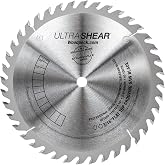 Ultra-Shear 10 Inch Flat-Top Grooving Table Saw Blade, Carbide Tipped, 40-Tooth, 3/16" Kerf &amp; 5/8" Arbor, for Dados, Joints, Rabbets - Made in USA