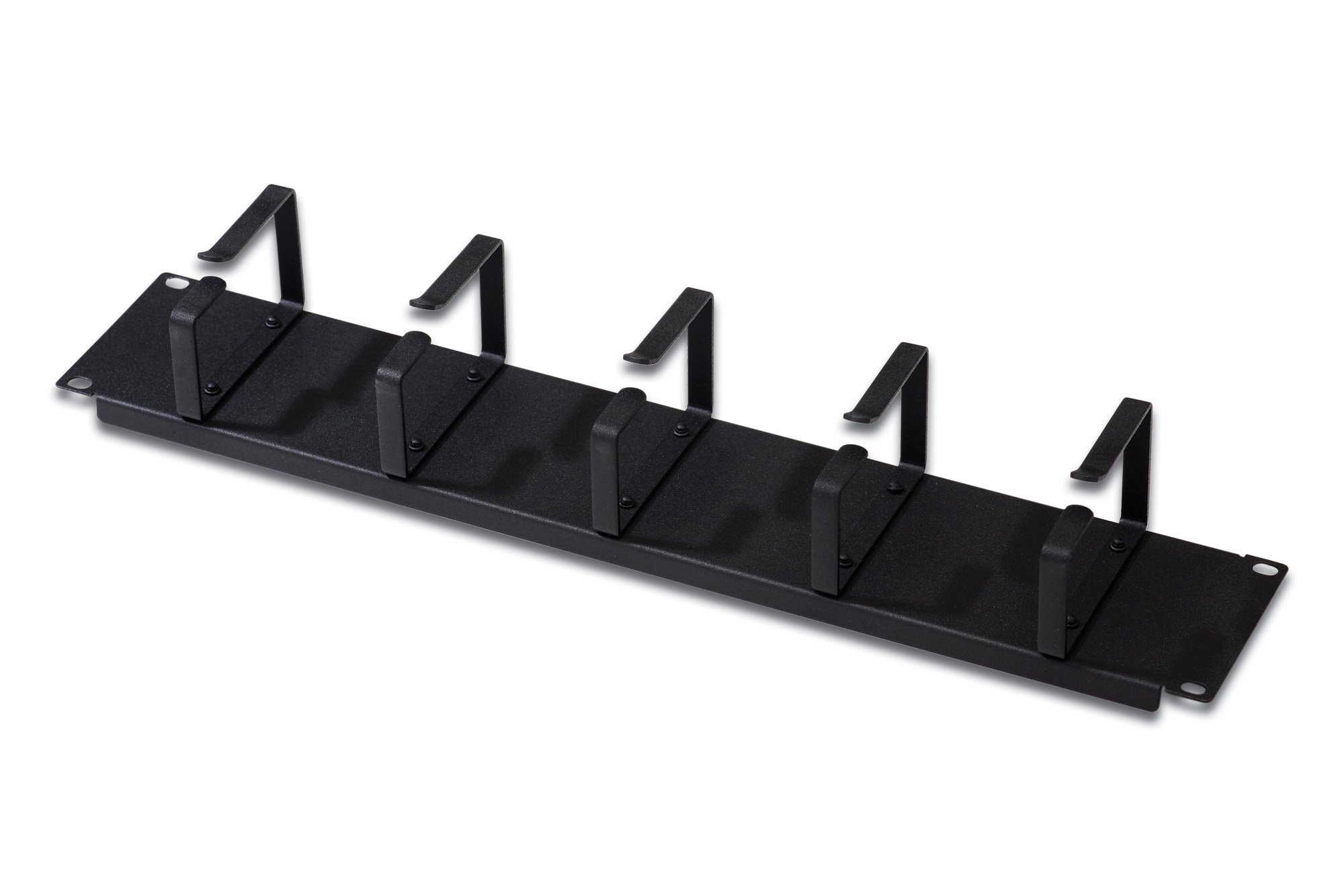 DIGITUS Cable Patch Panel - 2U - 5 Guides 88.5 x 60mm - 19 "Network Cabinet - Patch Cable - Black