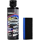 AUTOXBERT 100ML Car Plastic Restorer Trim Revitalizer Restoration Renovator Longlasting Coating Vinyl Rubber for Automotive Exterior and Interior Trim Scratch Remover Kit Cleaning