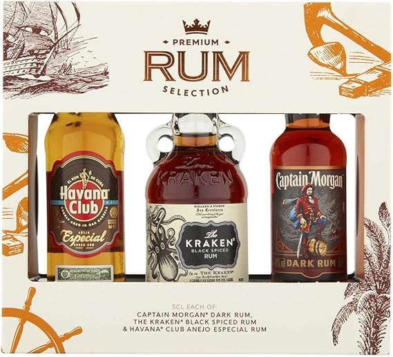 Rum Selection Gift Set 3x5cl by Blue Tree Gfits Amazon.co.uk Grocery