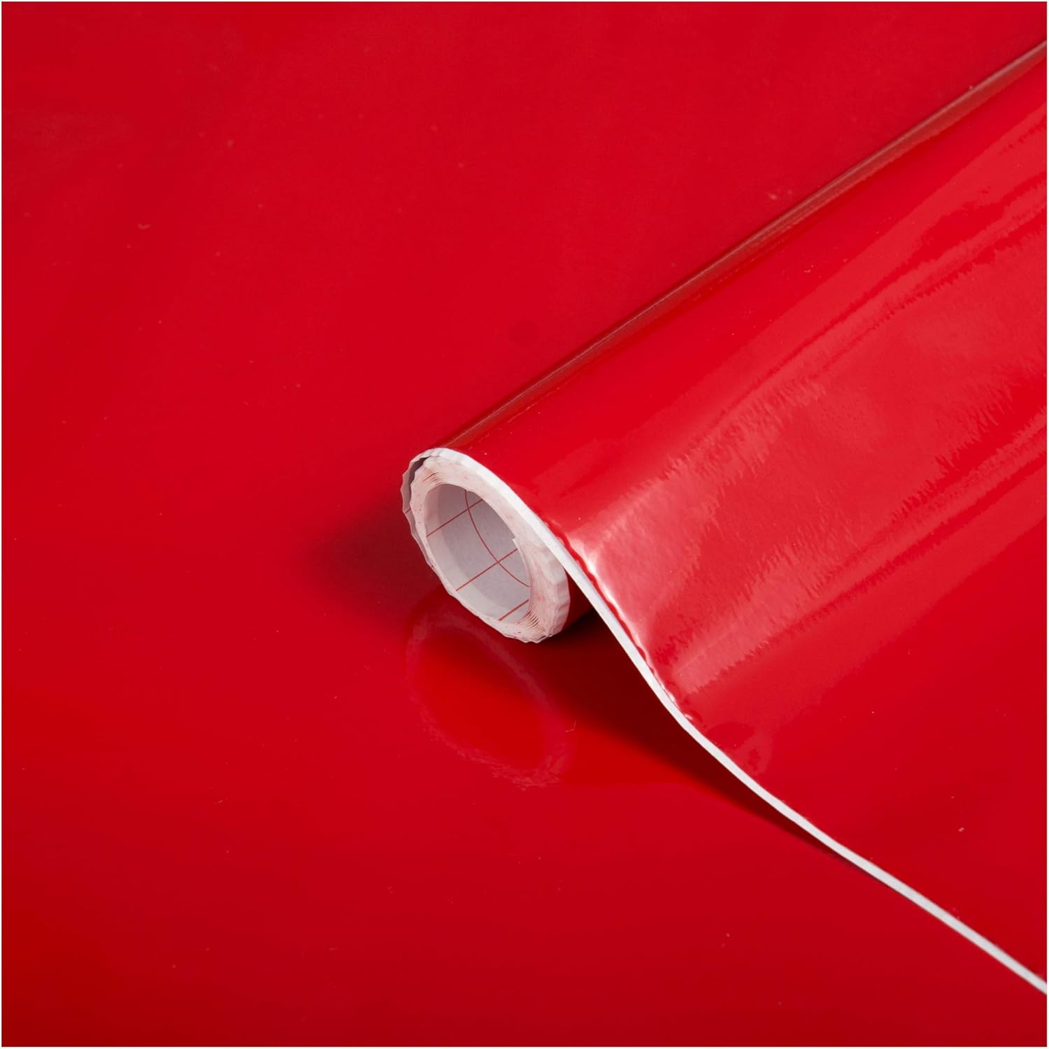 dcfix 3468345 Decorative SelfAdhesive Film, Glossy Red, 26″ x 78