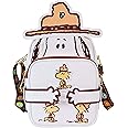 Loungefly Peanuts 50th Anniversary Snoopy's Beagle Scouts Cosplay Crossbuddies Bag with Coin Bag