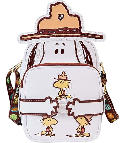 Amazon.com: Loungefly x Peanuts Charlie Brown Zig-Zag Cross