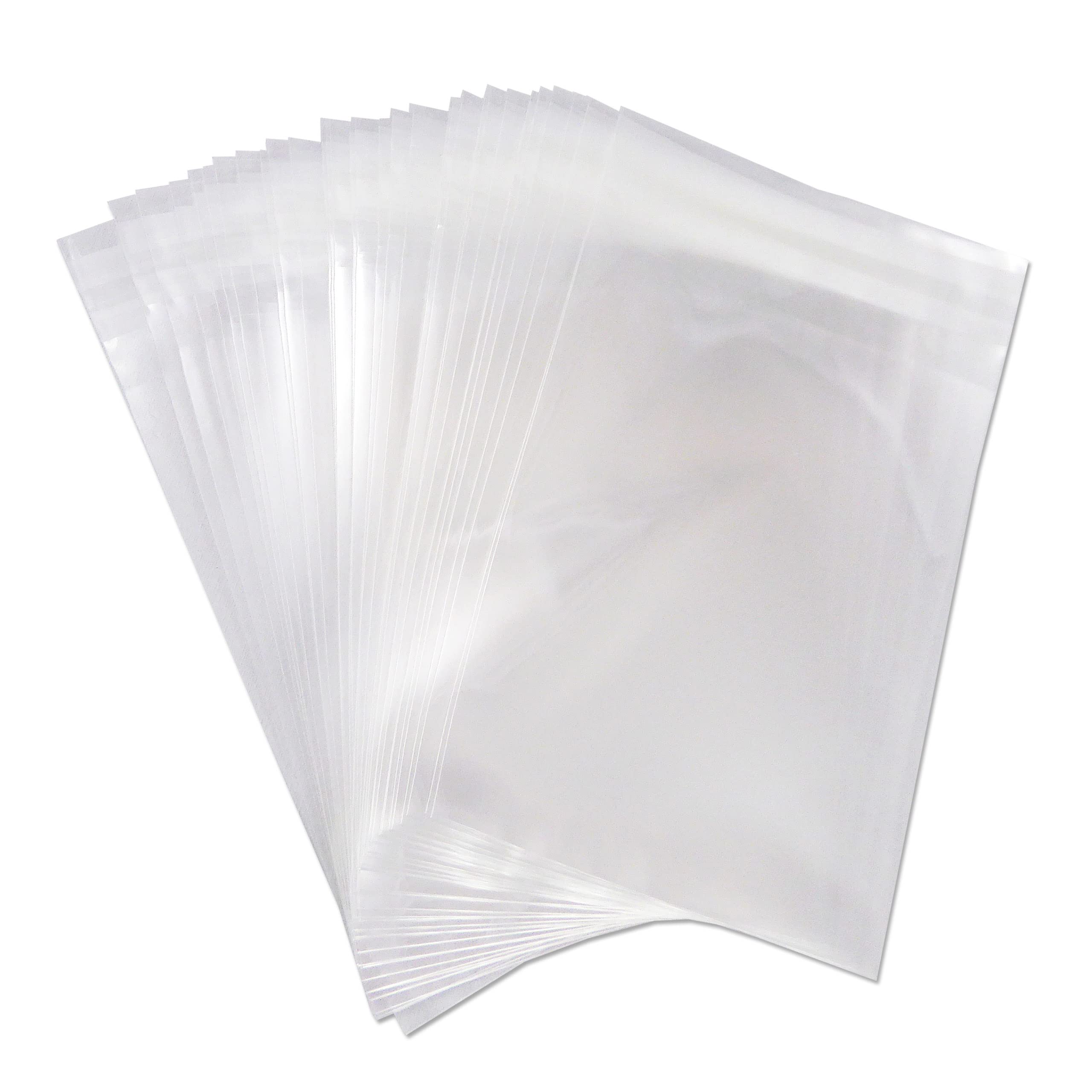 Cellophane Bags Self Seal 113mmx159mm - Clear Cello for 4"x6" Prints (250 Bags)