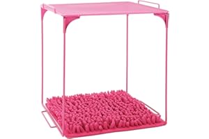 AUECOOME Locker Organizer Shelf and Locker Carpet 、locker accessories、Decorating Kit Suitable for School, Office、 Pink Locker Accessory for Girls Back to School Essentials(2, Pink)