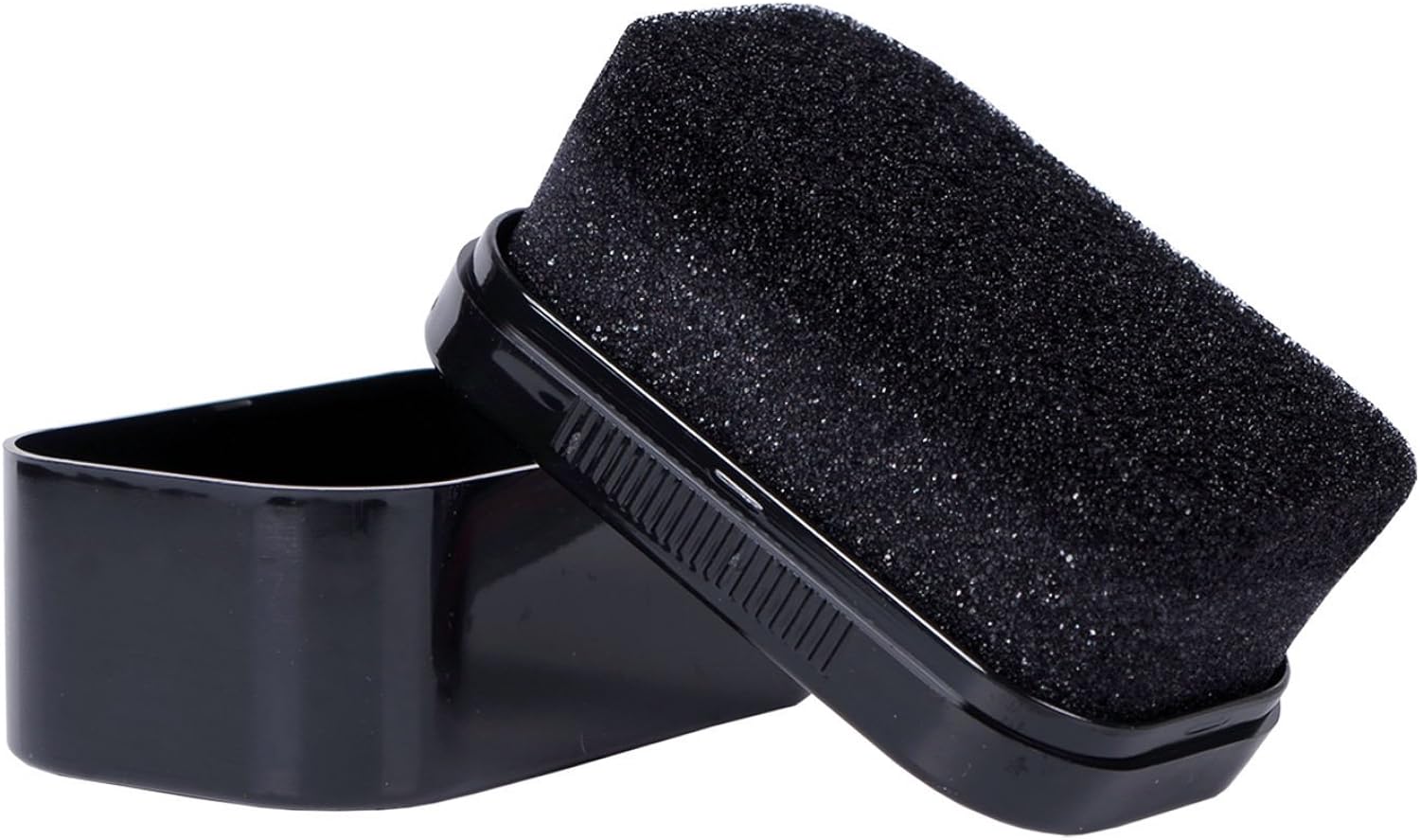Shoe Polish Sponge Gives Instant Gloss, For Leather Shoes Boots Bags, Kaps Perfect Shine (Black): Shoes