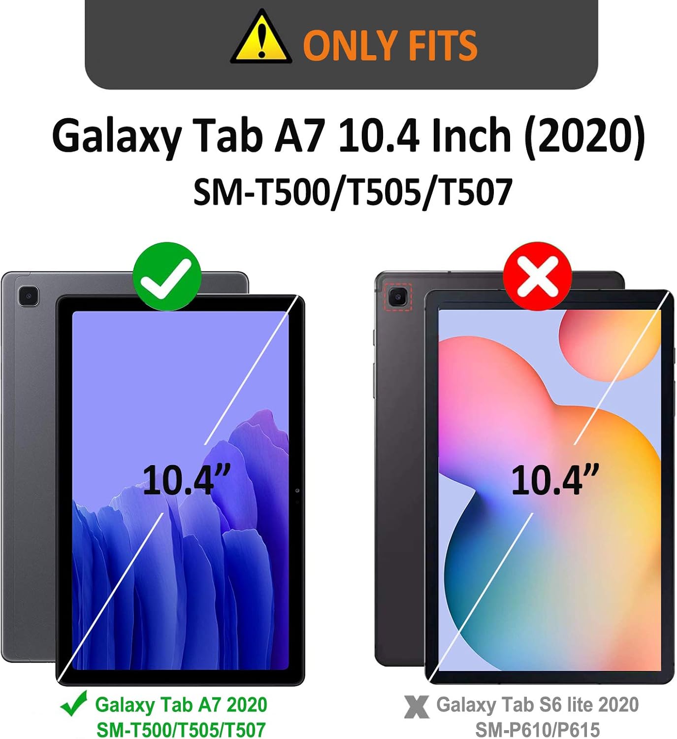Gerutek [2-Pack Screen Protector for Samsung Galaxy A7 10.4" 2022/2020 - Image 3
