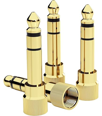 Amazon.com: beyerdynamic M5 Screwable Headphone Adapter, Gold