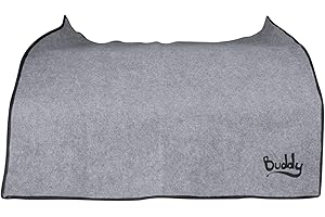 Buddy Pay Dirt Car, Truck, SUV Universal Trunk Mat, Rear Bumper Guard Flap Protector Keeps Your Clothing Clean & Your Rear Bumper Protected | Machine Washable and Waterproof