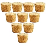 10Pcs Tapered Cork Plugs Wooden Wine Corks Stoppers