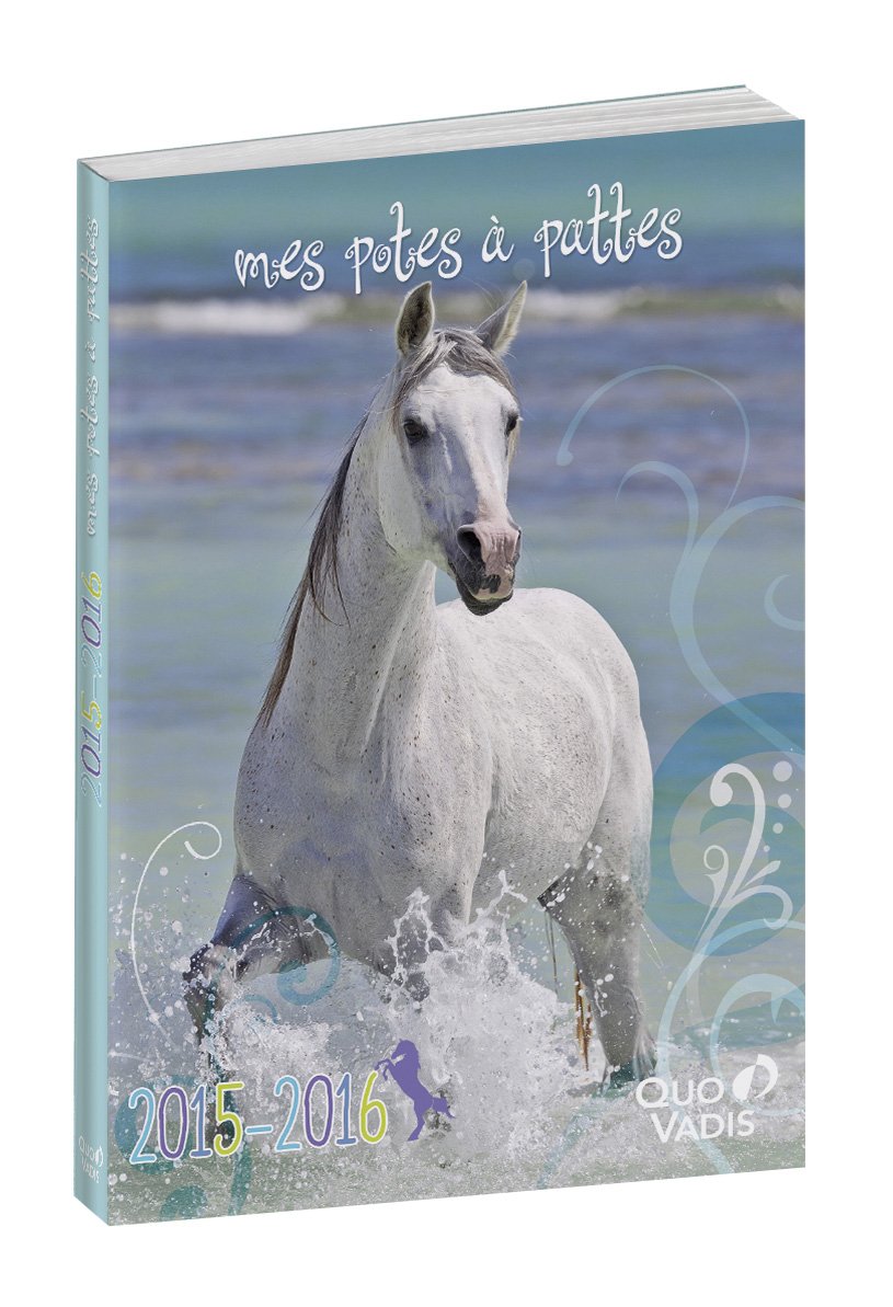 QUO VADIS Agenda Scolaire Textagenda 12 x 17 cm MES POTES À PATTES Modèle CHEVAL QUO VADIS Agenda Scolaire Textagenda 12 x 17 cm MES POTES À PATTES Modèle CHEVAL