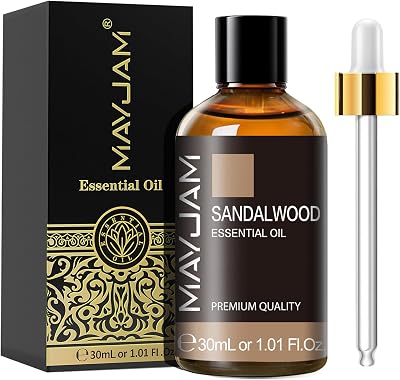 MAYJAM Sandalwood Essential Oil 30ML for Diffuser Humidifier DIY Home Wardrobe