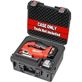 Hard Case for Milwaukee Jigsaw M18 - Storage Case Replacement for Jig Saw | Tool Carrying Case for Milwaukee D-handle Jig Saw 2737-20 Batteries &amp; Charger Combo Kit Waterproof &amp; Shockproof Storage Box
