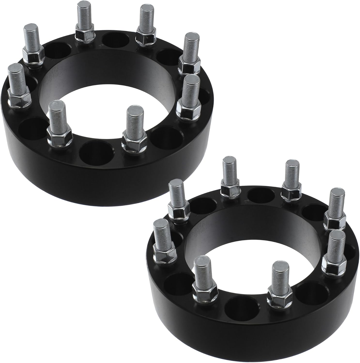 Automotive Pair Wheel Spacers 2" 8x170 8 lug Fits Heavy Duty Truck Ford