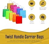 Thepaperbagstore 30 Rainbow Small Twist Handle Paper Bags 18x22x8cm view 2