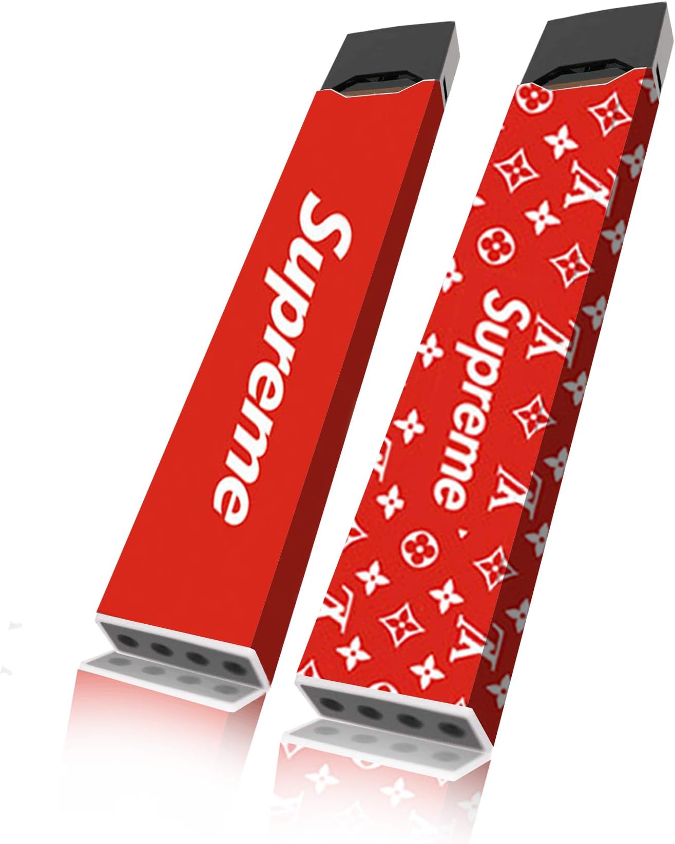 2 Pack Juul Skin Huge Selection of Juul Wrap Styles 3M Juul Sticker Supreme LVRed & RedSupreme