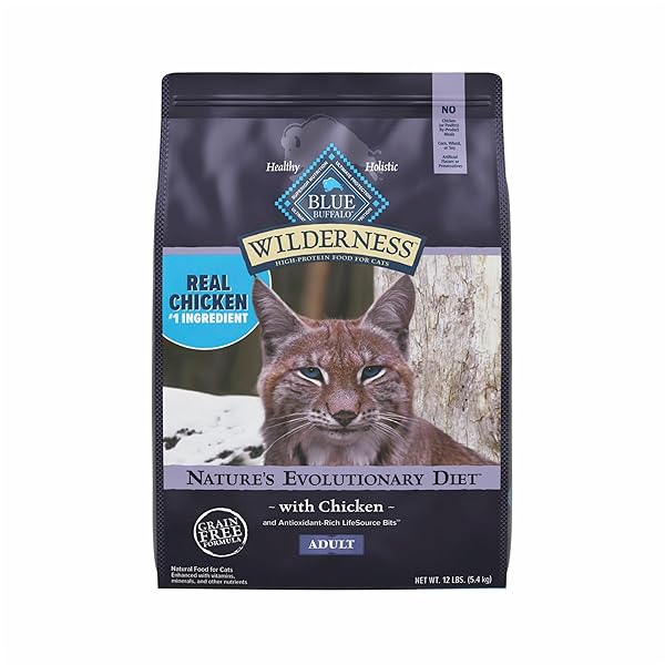 BLUE BUFFALO WILDERNESS NATURAL ADULT DRY CAT FOOD,...