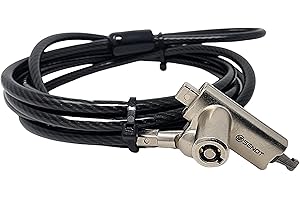 Sendt 3 in 1 Black Notebook/Laptop Lock for Kensington, Nano, and Wedge Security Slots