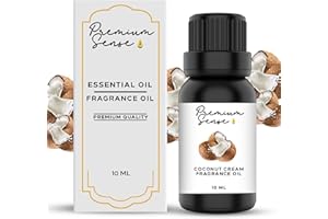 Coconut Cream Premium Sense Premium Quality Fragrance Oil – Suitable for Gel Candles, Soap, Candles/Incense, Skin and Hair Ca