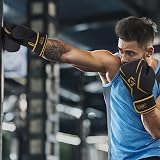 AQF Boxing Gloves Kids Adults Training Muay Thai 6oz-16oz Gold 4oz view 7