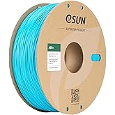 eSUN ABS+ Filament 1.75mm, 3D Printer Filament ABS Plus, Dimensional Accuracy +/- 0.05mm, 1KG Spool (2.2 LBS) 3D Printing Filament for 3D Printers, Light Blue