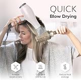 Sndyi Round Hair Brush 43mm Nano Ceramic Ionic Boar Bristles Salon Style view 4