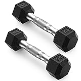 PAPABABE Dumbbells Set of 2 3lbs Dumbbells Pair, 3