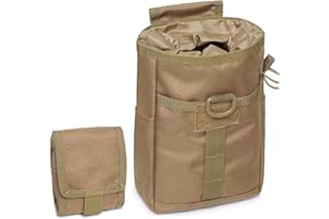 Molle Dump Pouch Drawstring Magazine Utility Pouch Folding Dump Pouch Waist Bag