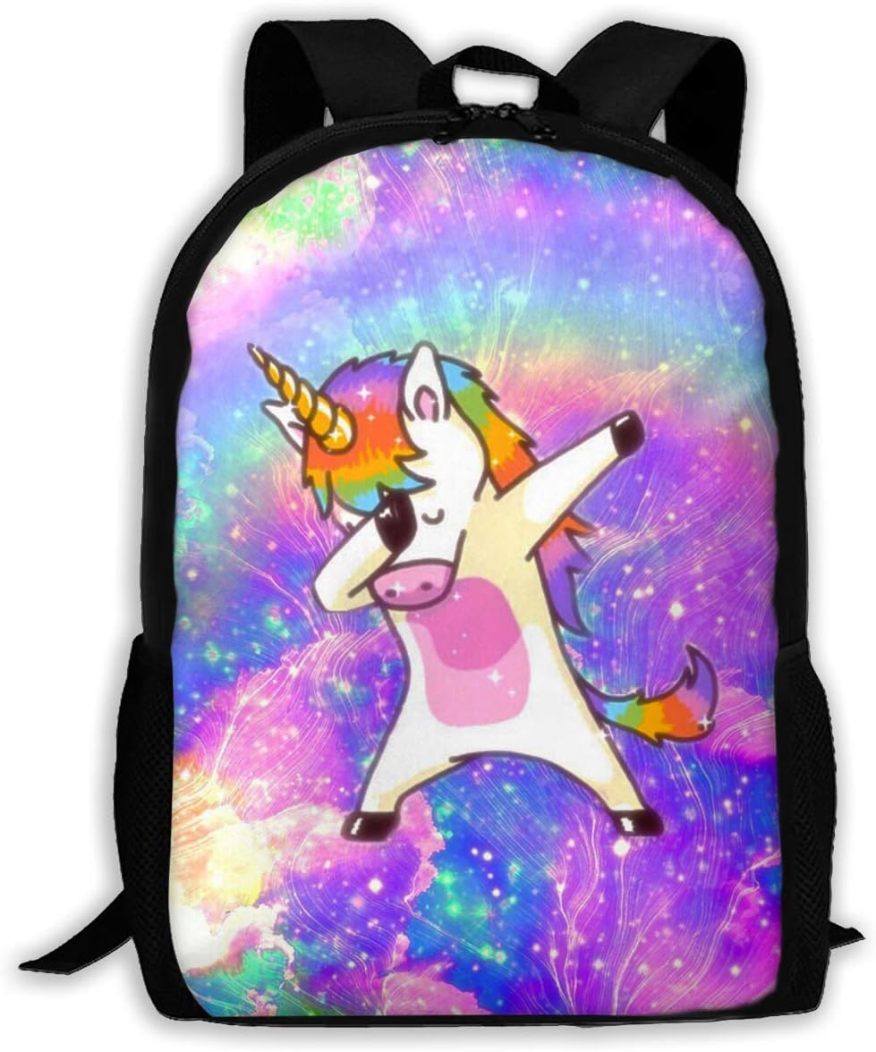 dabbing unicorn backpack