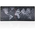 Cmhoo Large Gaming Mouse Pad/Mat with Smooth Surface and Stitched Edges Non-Slip Rubber Base Extended Game Mouse Mat|27.5" x 11.8" x 0.1" (Map(70 * 30 * 0.3cm))
