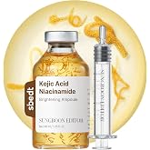SUNGBOON EDITOR Glow Intensive Kojic Acid Ampoule,Turmeric&amp;PHA, 1.35 fl.oz | Kojic Acid, Turmeric, PHA, Niacinamide, Uneven Tone Care, Texture Refining, Brightening Ampoule, Korean Skin Care