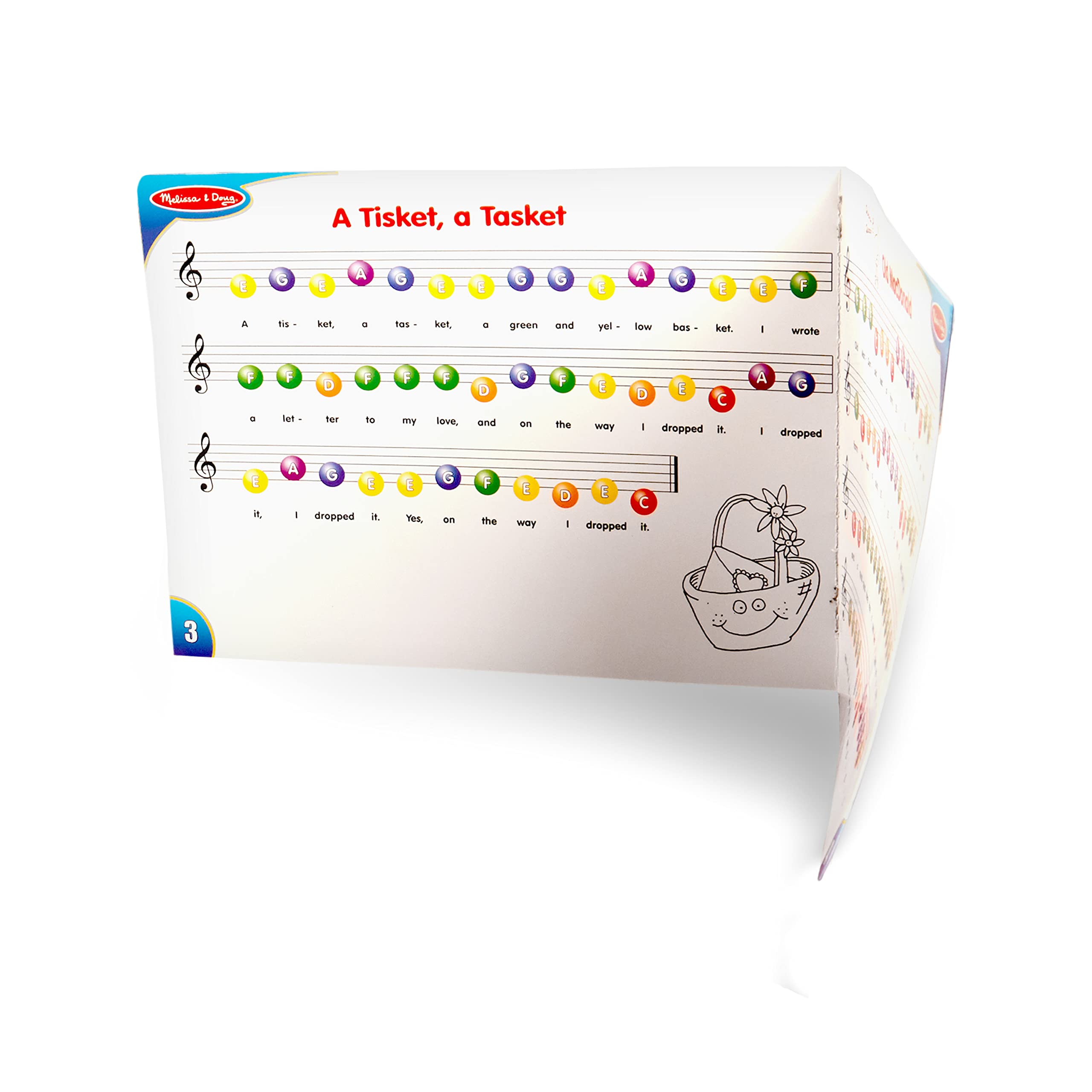 Melissa & Doug Learn-to-Play Piano with 25 Keys and Color-Coded Songbook Toy Piano Kids, Toddler Toys for Ages 3+