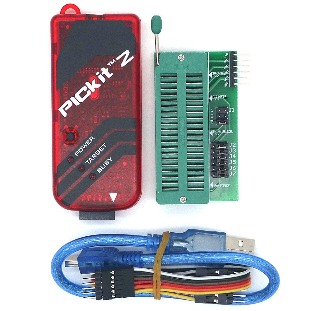 DollaTek PICKIT2 Programmer + PIC ICD2 PICKit 2 Programming Adapter Universal Programmer seat for Arduino