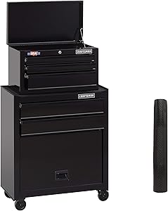 CRAFTSMAN Tool Chest Combo, 26-Inch, 5 Drawer, Black (CMST82763BK)
