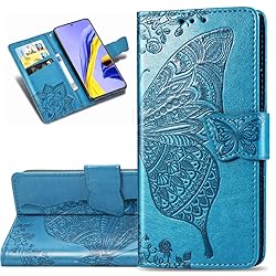 OOPKINS Wallet Case for Huawei Y8P Elegant Embossed