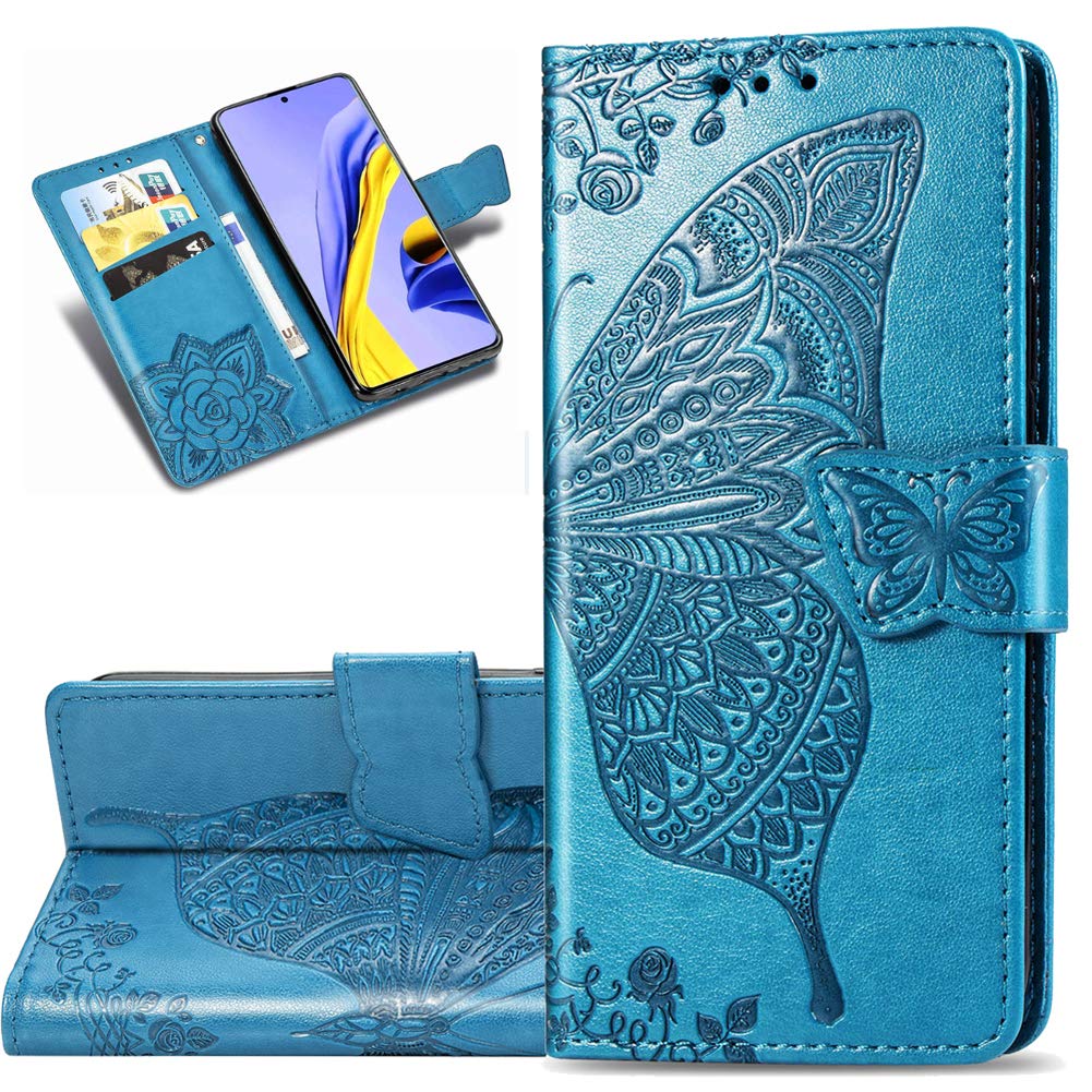 OOPKINS Wallet Case for Huawei Y8P Elegant Embossed