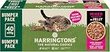 Harringtons Complete Wet Pouch Grain Free Cat Food 40x85g Beef Chicken Salmon view 2