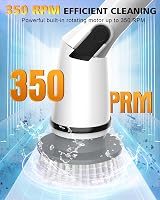 Art Institute Glitter Power Scrubber Electric Spin Brush USB Rechargeable 5 view 2